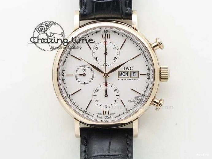 MIROTIME 0321 EasyCare Pilot Chrono IW388001 Real Ceramic ZF 1:1 Best Edition On Black Nylon Strap A 7279